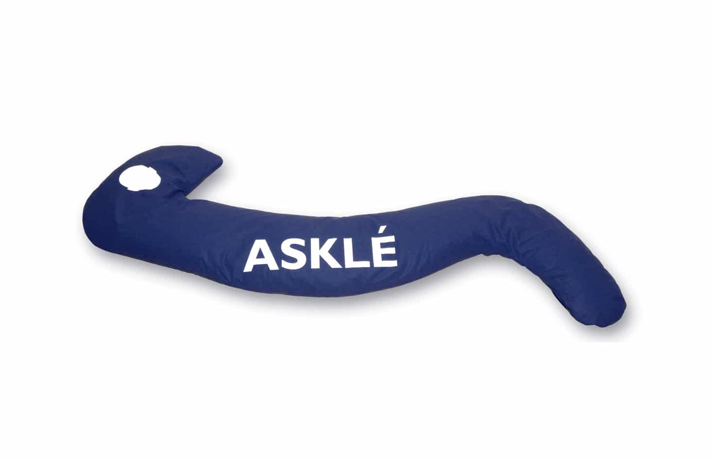 Almofada ondulada azul