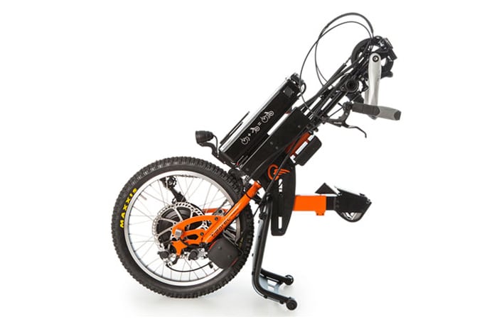 Batec Hybrid um dispostivo de tração que reune num único produto a tecnologia das Batec Electric e Manual, o equivalente a uma biciclieta eletrica assistida