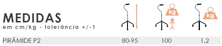 piramide quadripe punho curvo orthos xxi