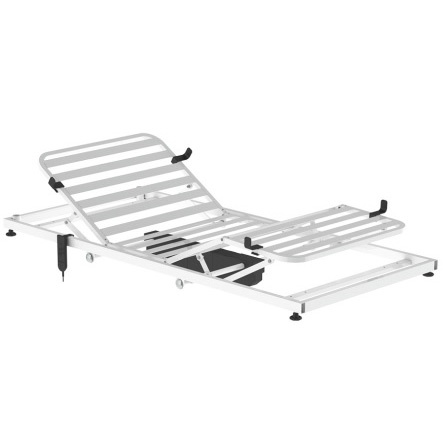 estrado articulado eletrico com reguas metalicas