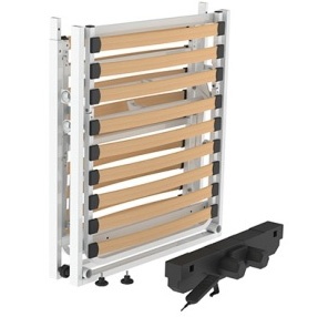 estrado articulado eletrico partido em dois