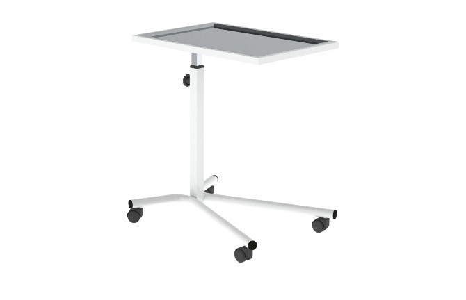 Mesa de Mayo da Hcaresol, uma mesa de pensos com estrutura e tampo em inox.