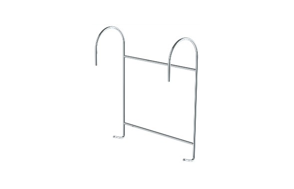 Suporte de saco de urina da Hcaresol, com estrutura em varão inox.