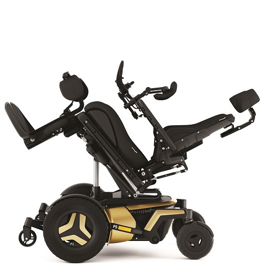 Basculação posteiror (até 50º) Permobil F5 Corpus VS