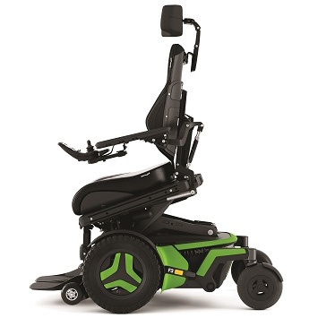 Basculação anterior (até -30º) Permobil F3 Corpus