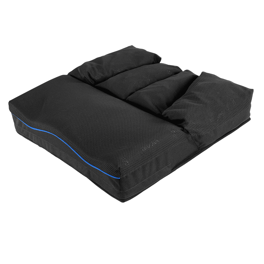 A almofada Vicair ACTIVE O2 foi projetada para o utilizador ativo de cadeira de rodas. Oferece a combinação única de espuma moldada e Vicair SmartCells.