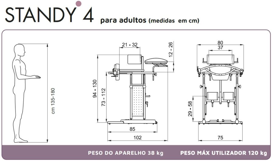 Standing frame standy 4 medidas