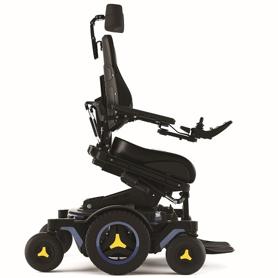 Basculação anterior (até 20º) Permobil M5 Corpus