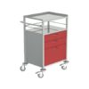 carro multifuncoes com 3 gavetas com vao