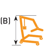 grua de transferencia sunlift medida B