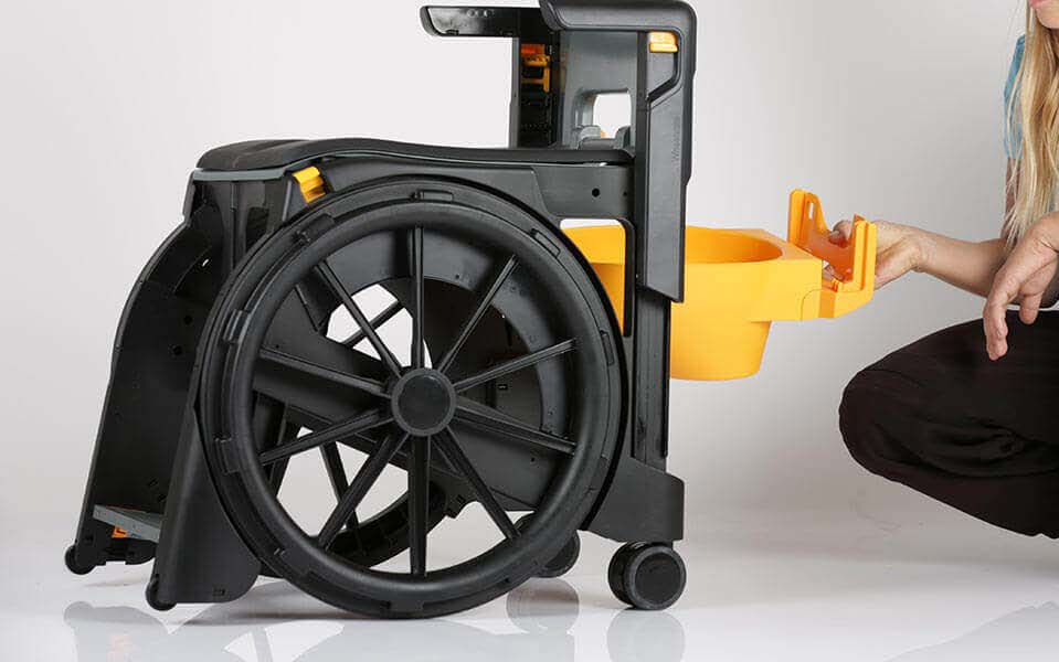 Aparadeira para seatara wheelable