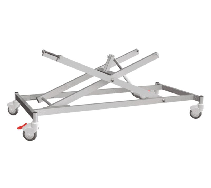 sistema elevatorio tesoura cama articulada