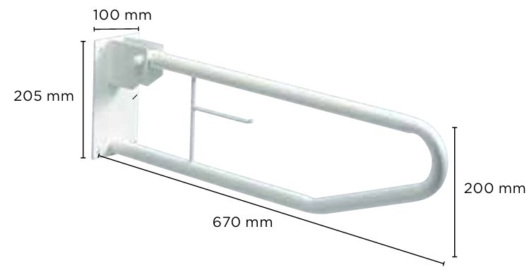 barra sanitaria H3301 medidas